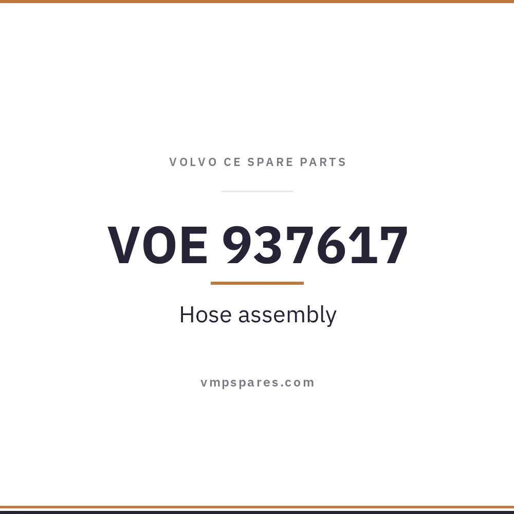 VOE 937617 – Hose assembly