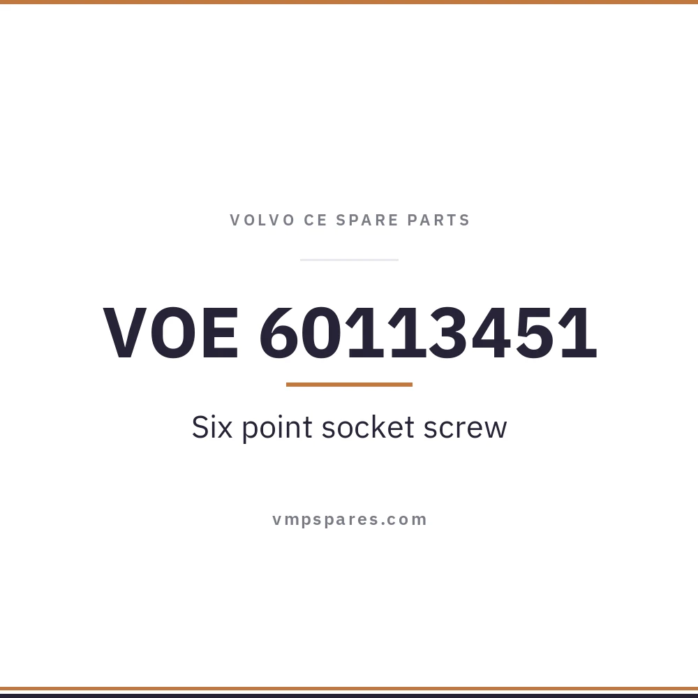 VOE 60113451 – Six point socket screw