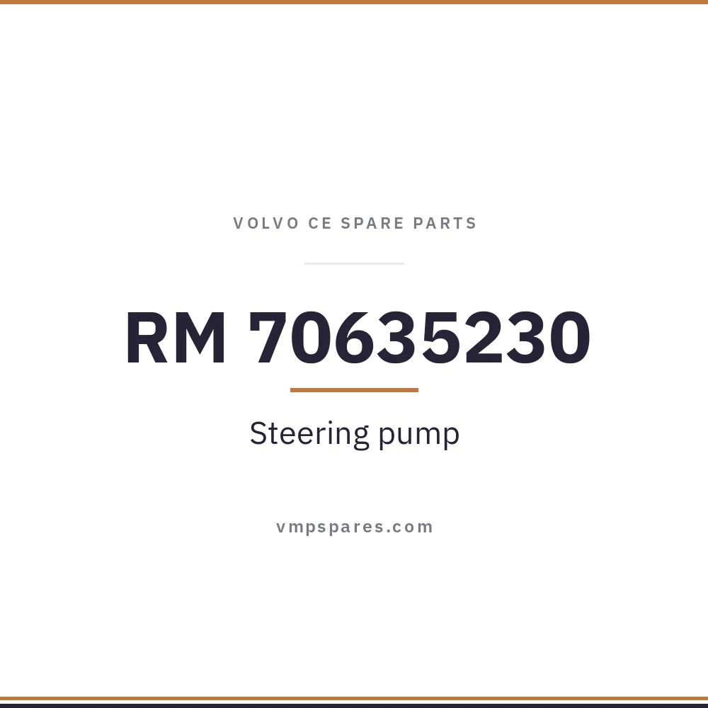 RM 70635230 – Steering pump
