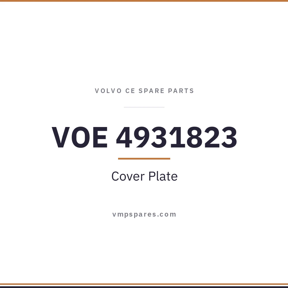 VOE 4931823 – Cover Plate