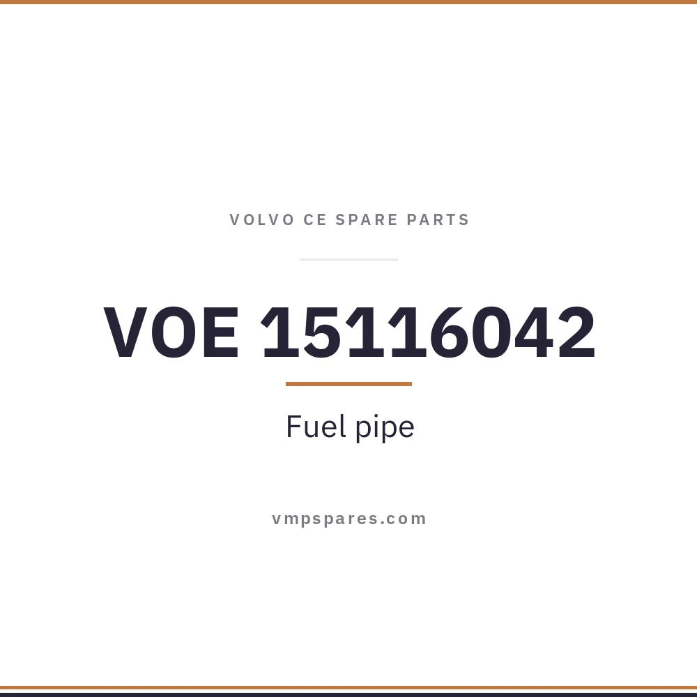 VOE 15116042 – Fuel pipe