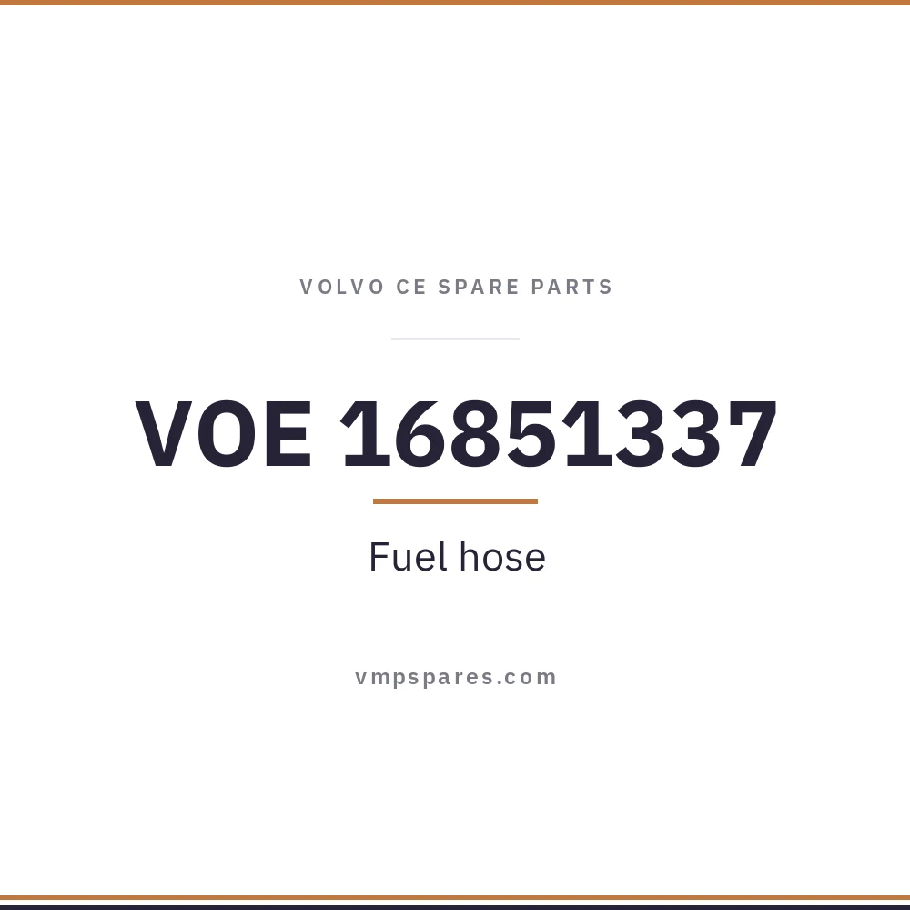 VOE 16851337 – Fuel hose