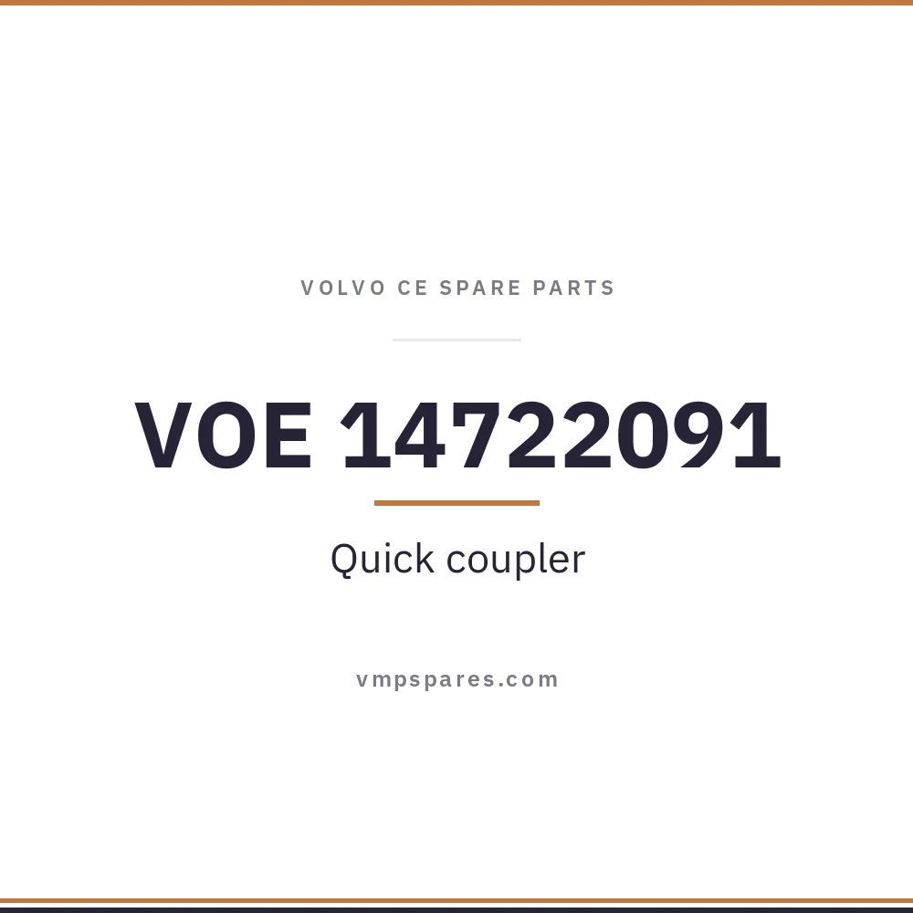 VOE 14722091 – Quick coupler