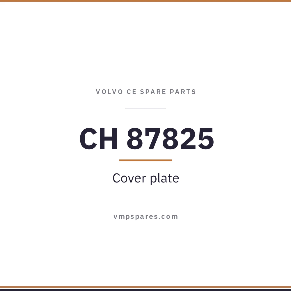 CH 87825 – Cover plate