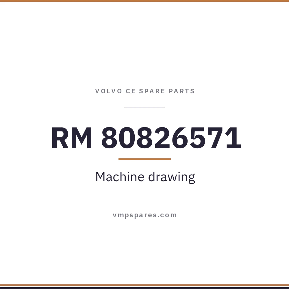 RM 80826571 – Machine drawing