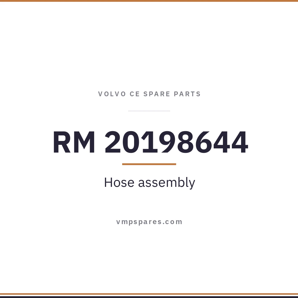 RM 20198644 – Hose assembly