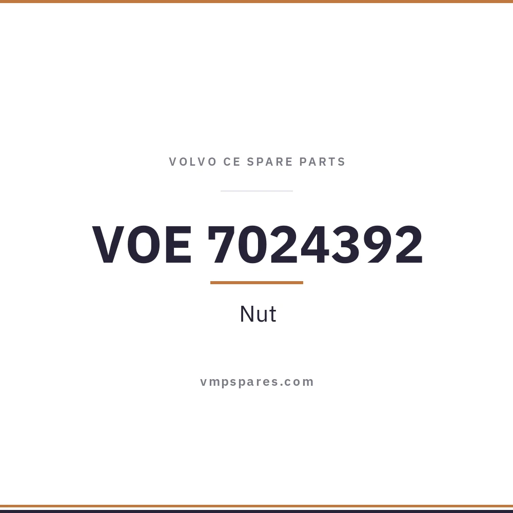 VOE 7024392 – Nut