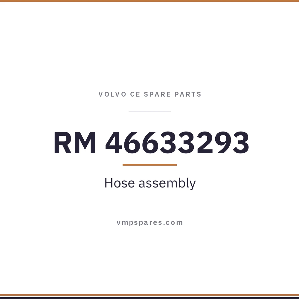 RM 46633293 – Hose assembly
