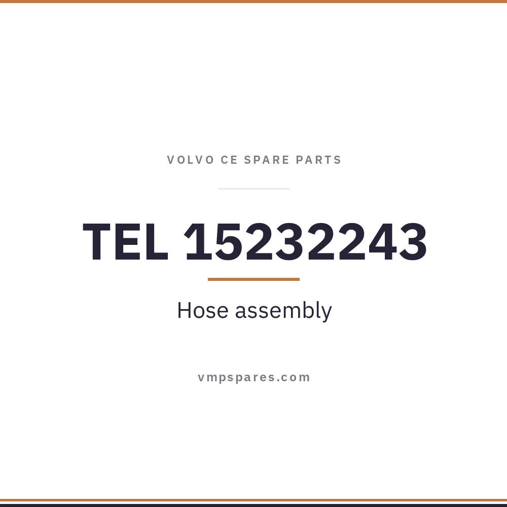 TEL 15232243 – Hose assembly