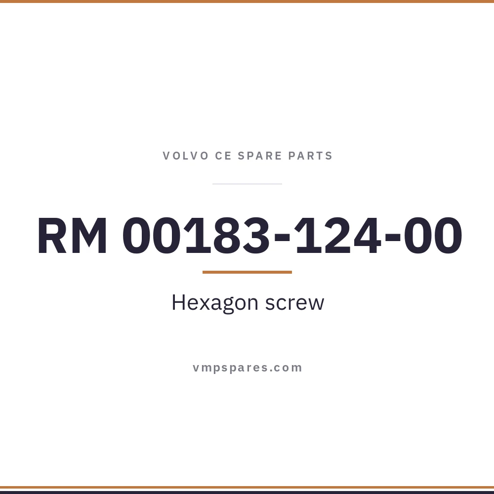 RM 00183-124-00 – Hexagon screw