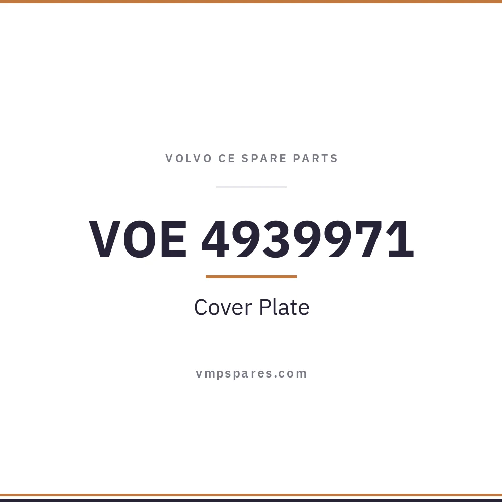 VOE 4939971 – Cover Plate