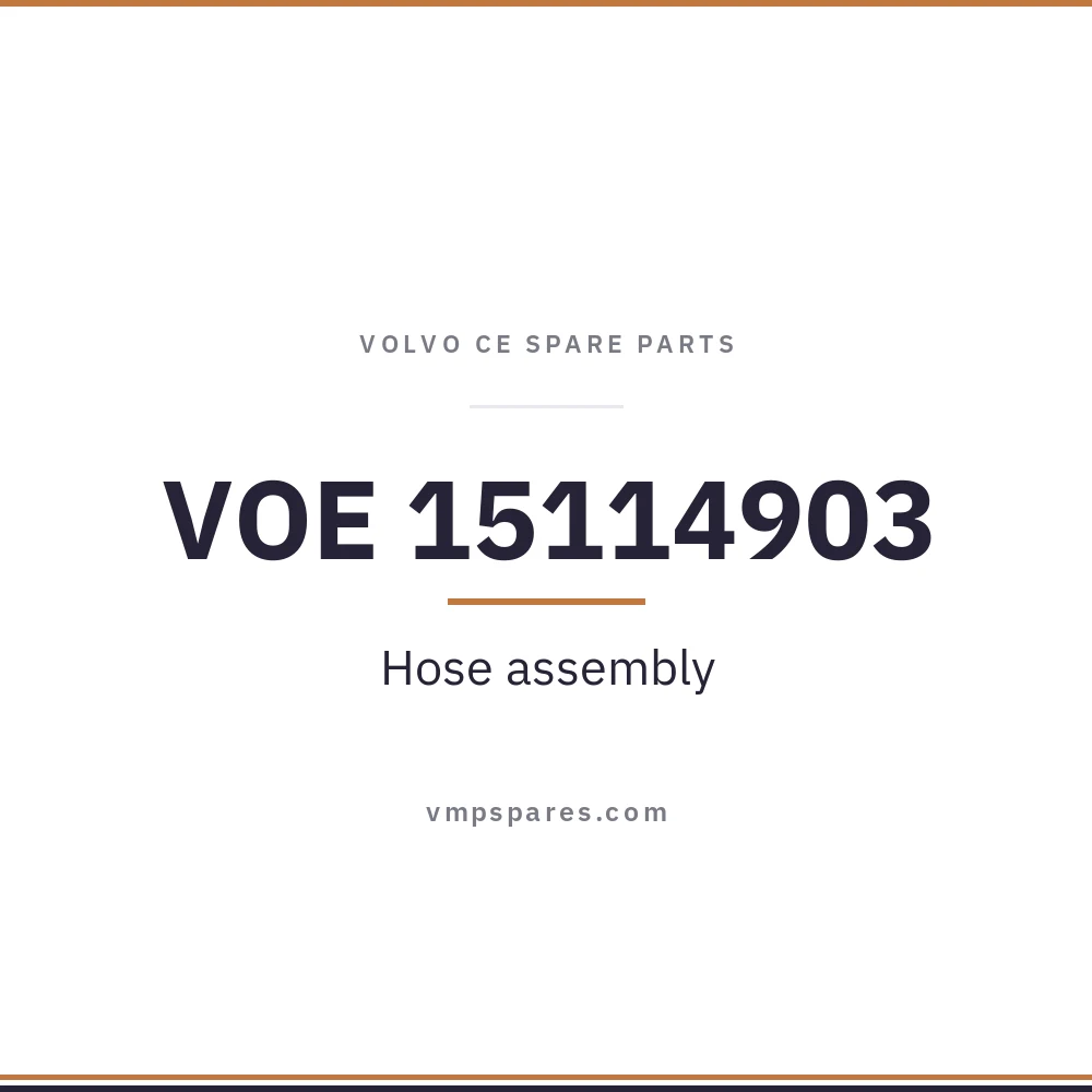 VOE 15114903 – Hose assembly