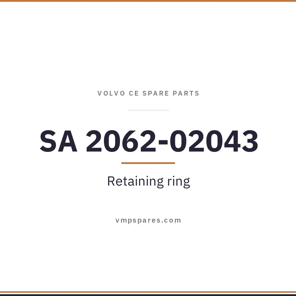 SA 2062-02043 – Retaining ring