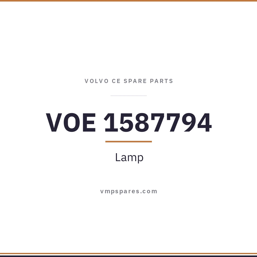 VOE 1587794 – Lamp