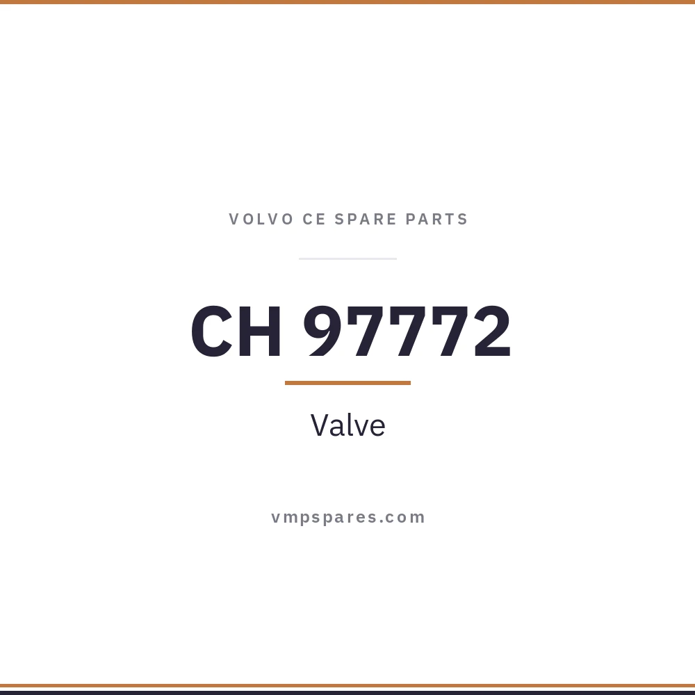 CH 97772 – Valve