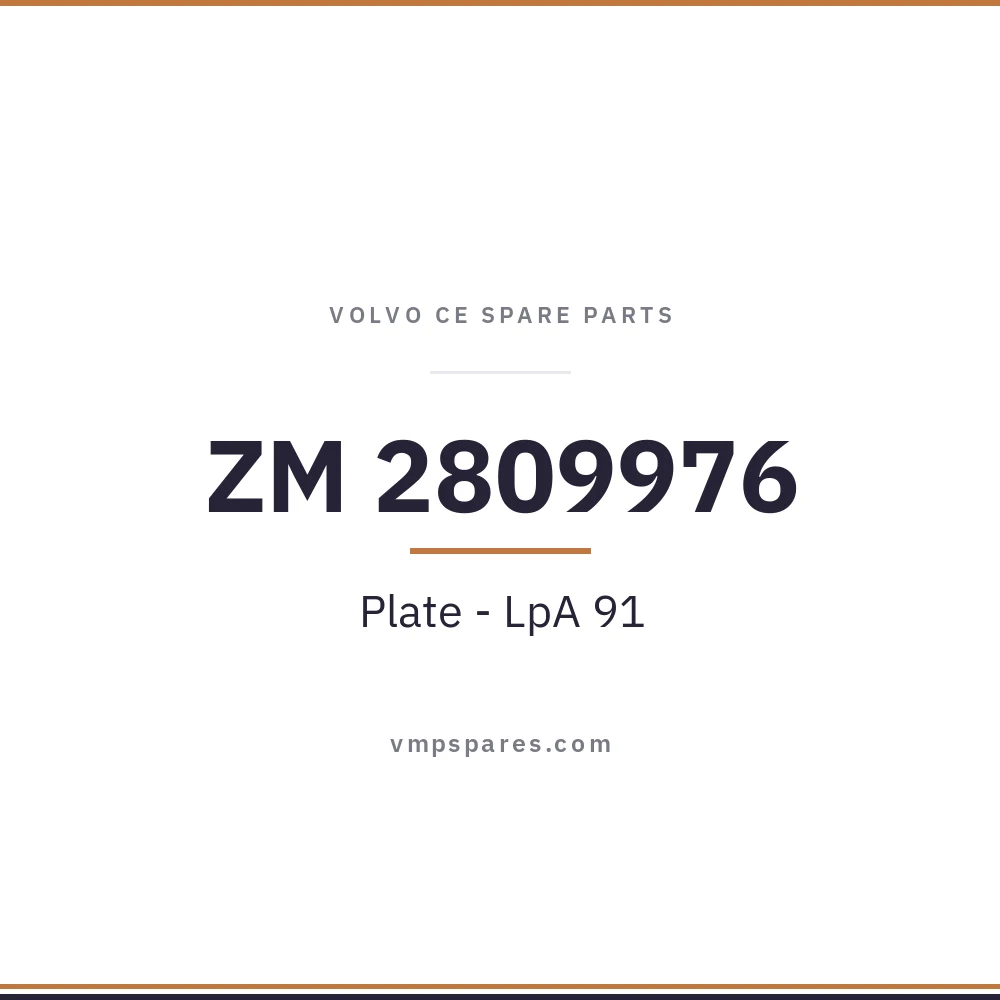 ZM 2809976 – Plate – LpA 91
