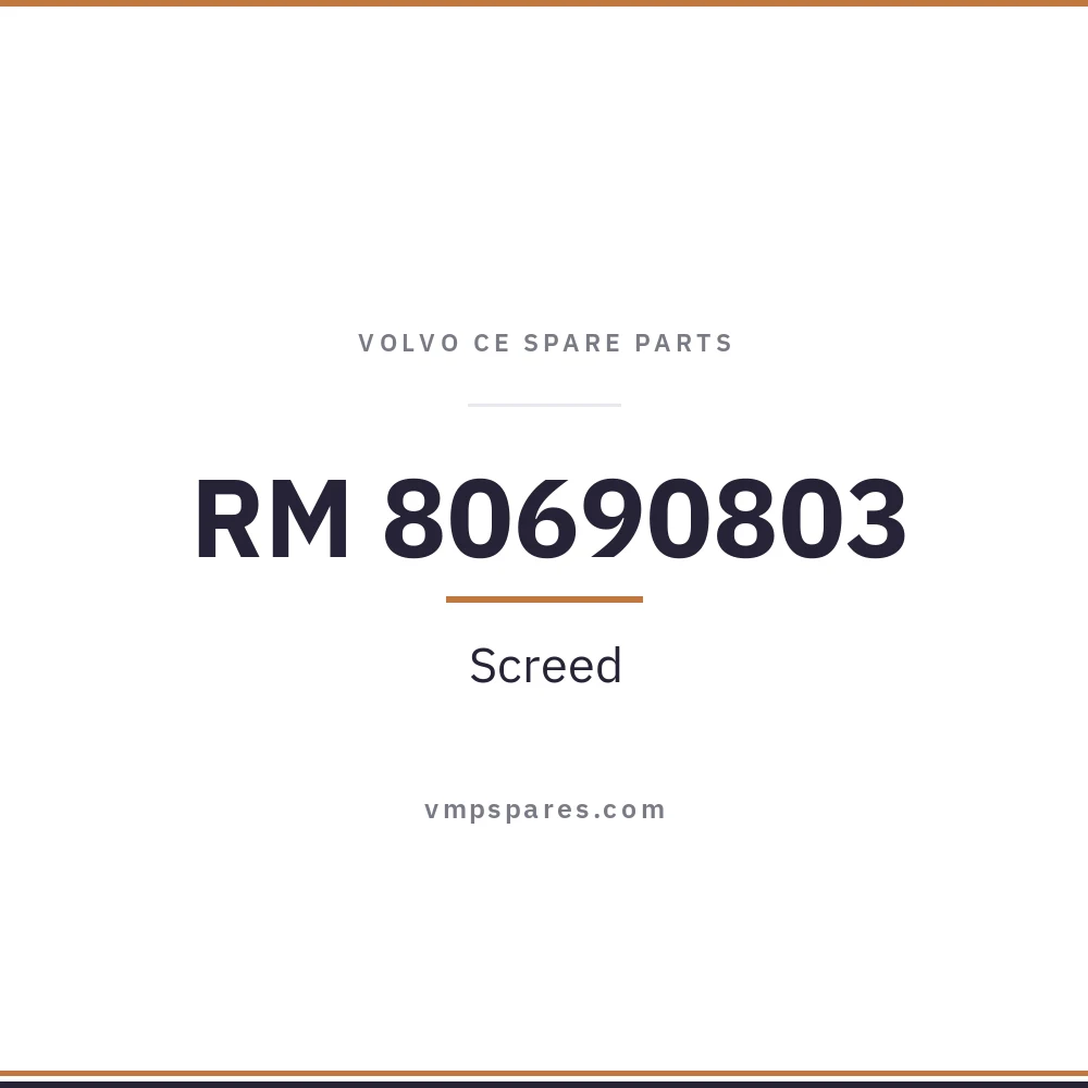 RM 80690803 – Screed