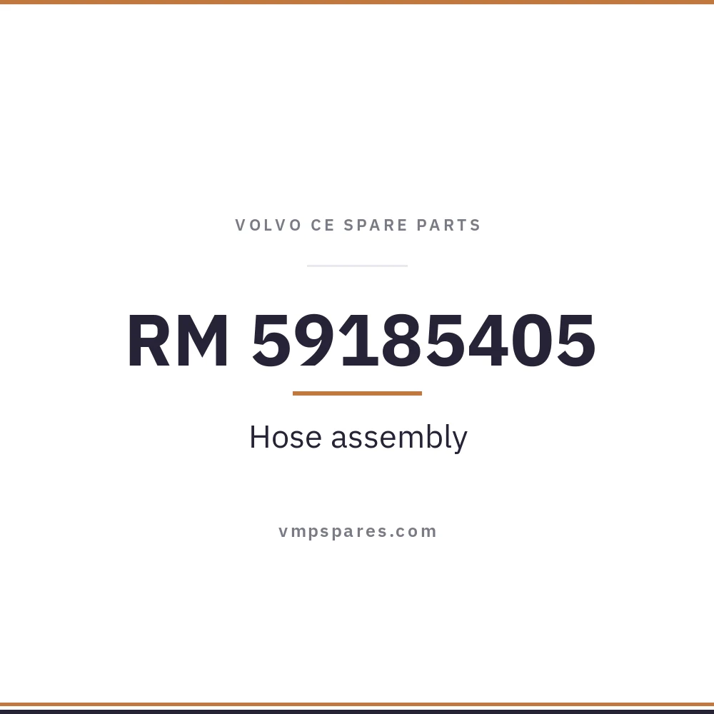 RM 59185405 – Hose assembly