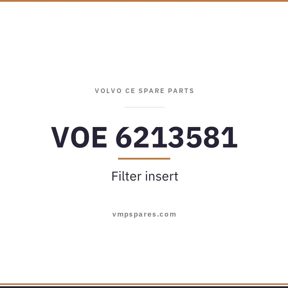 VOE 6213581 – Filter insert