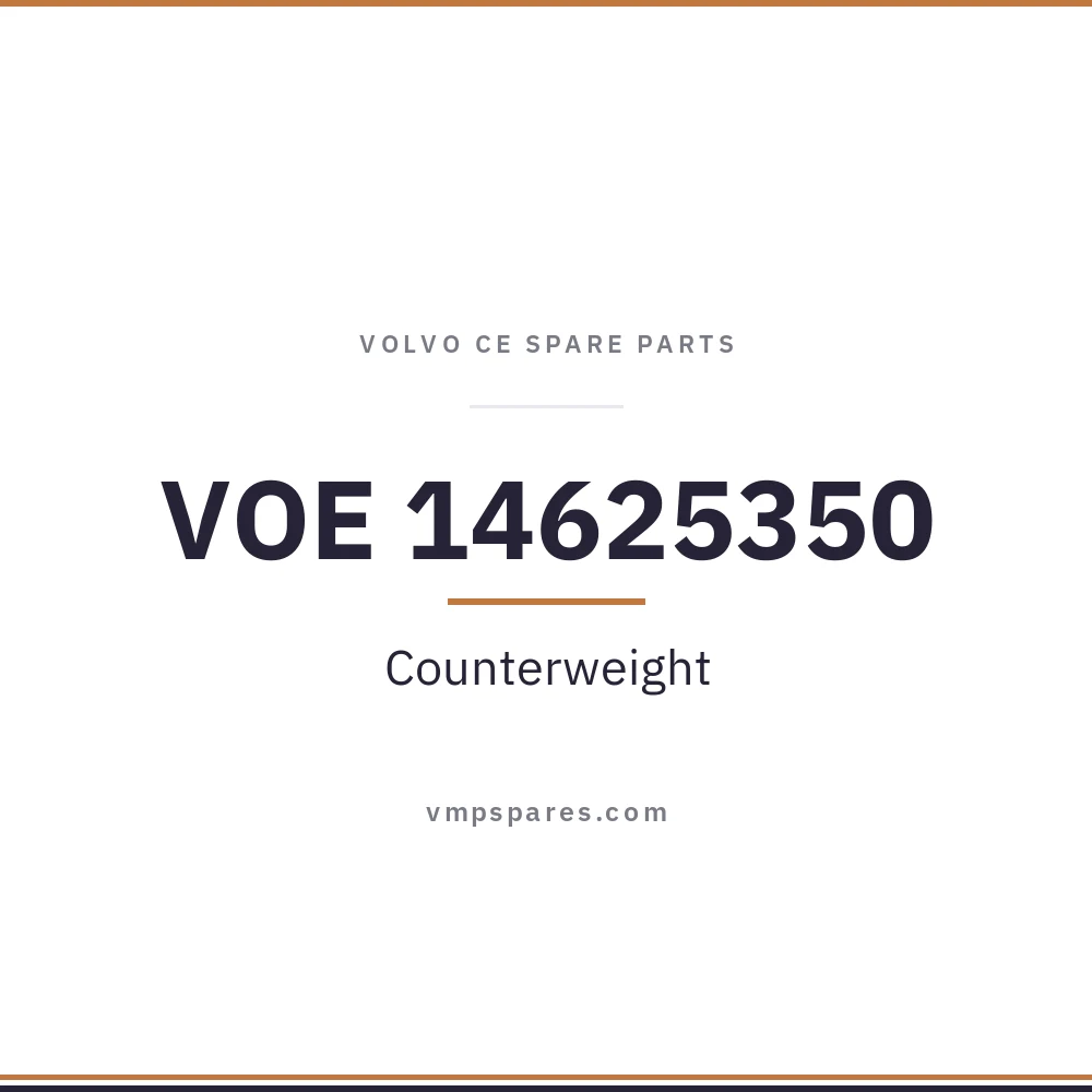 VOE 14625350 – Counterweight