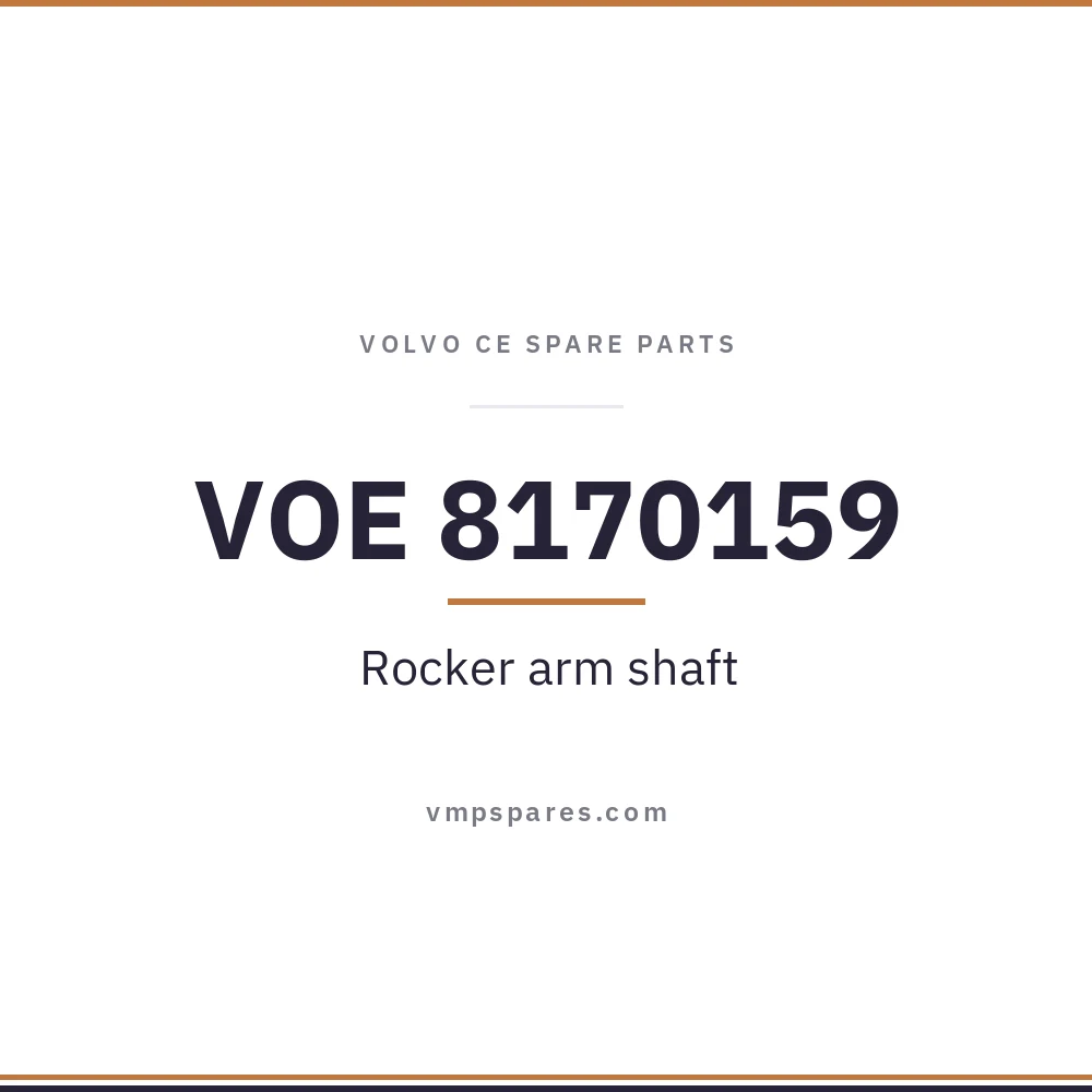 VOE 8170159 – Rocker arm shaft