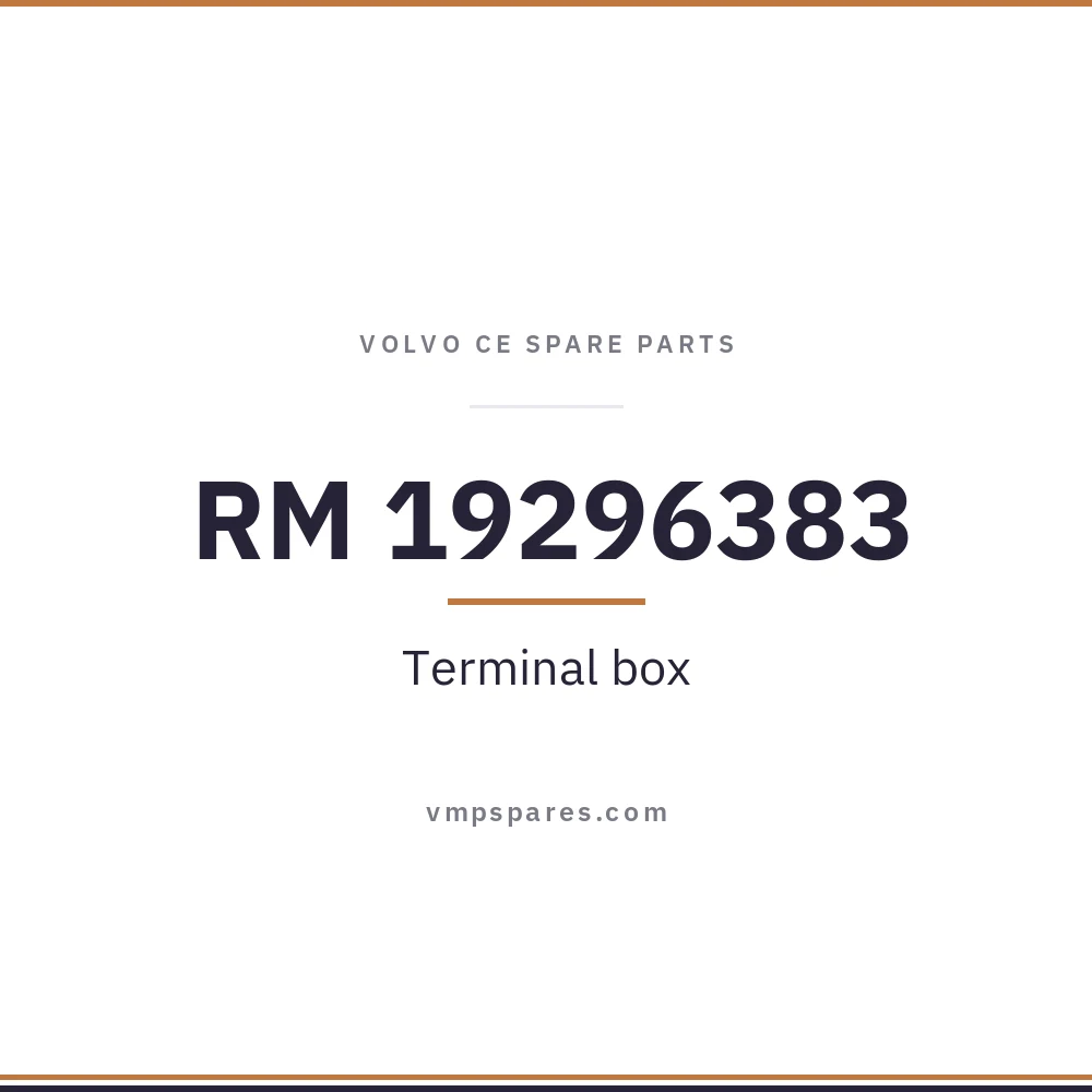 RM 19296383 – Terminal box