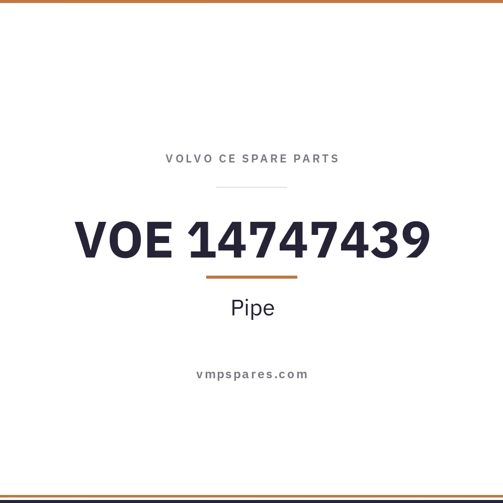 VOE 14747439 – Pipe