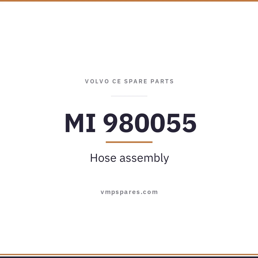 MI 980055 – Hose assembly