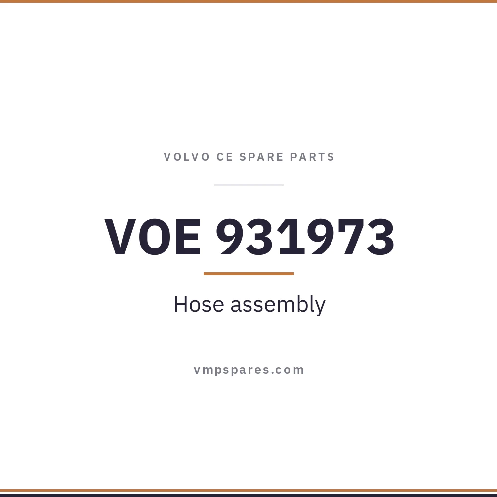 VOE 931973 – Hose assembly