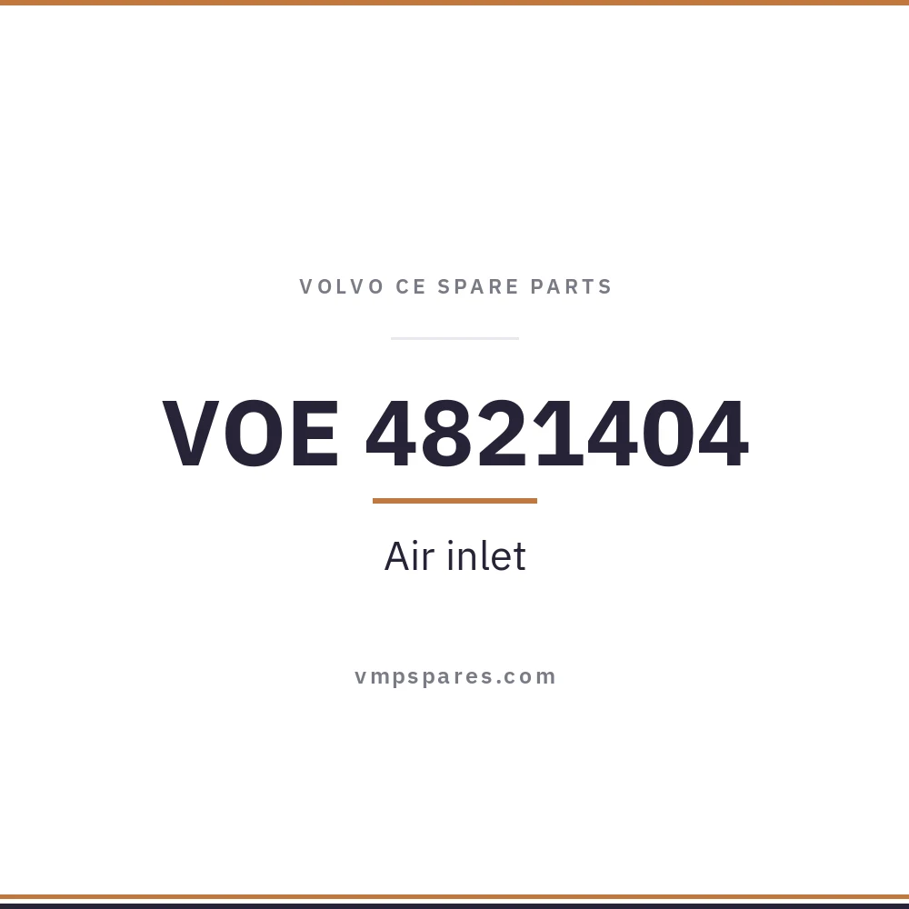 VOE 4821404 – Air inlet