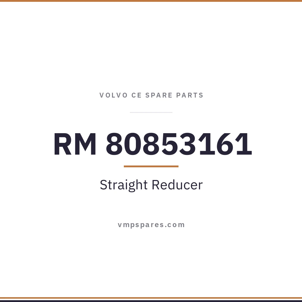 RM 80853161 – Straight Reducer