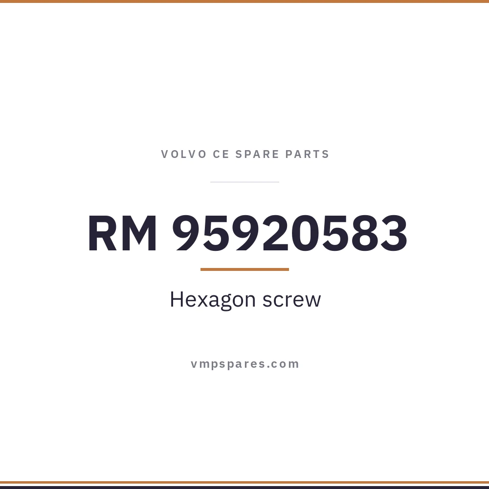 RM 95920583 – Hexagon screw