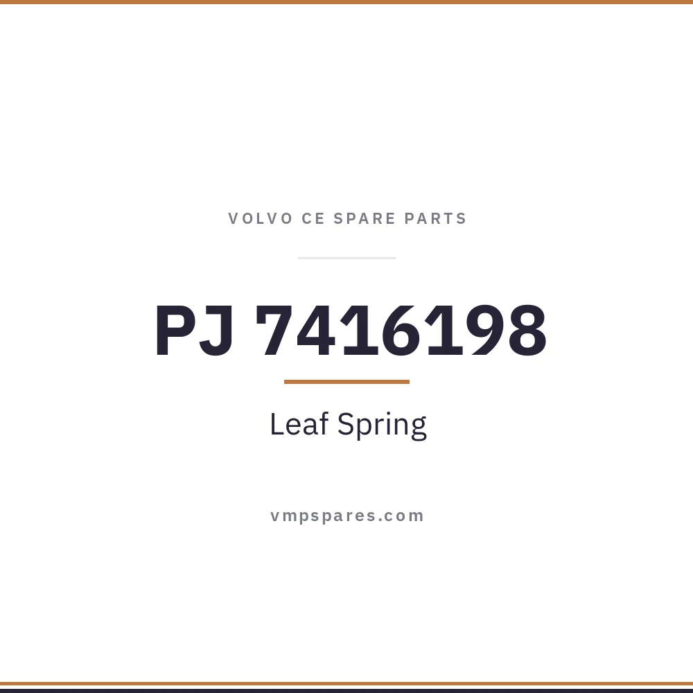 PJ 7416198 – Leaf Spring
