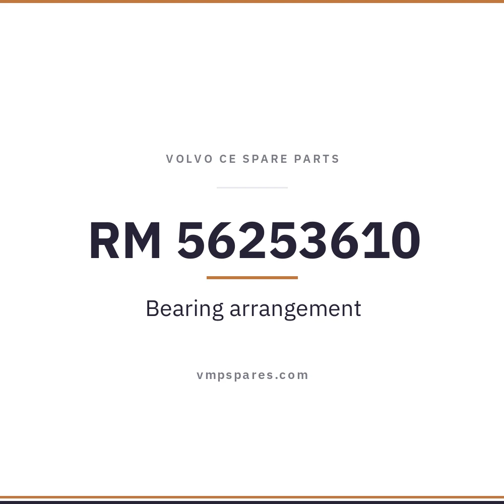 RM 56253610 – Bearing arrangement