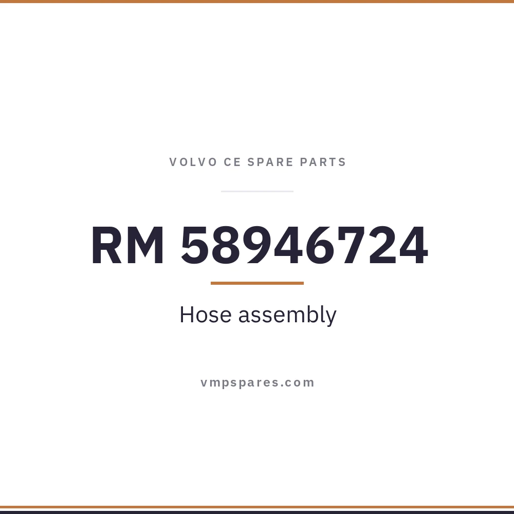 RM 58946724 – Hose assembly