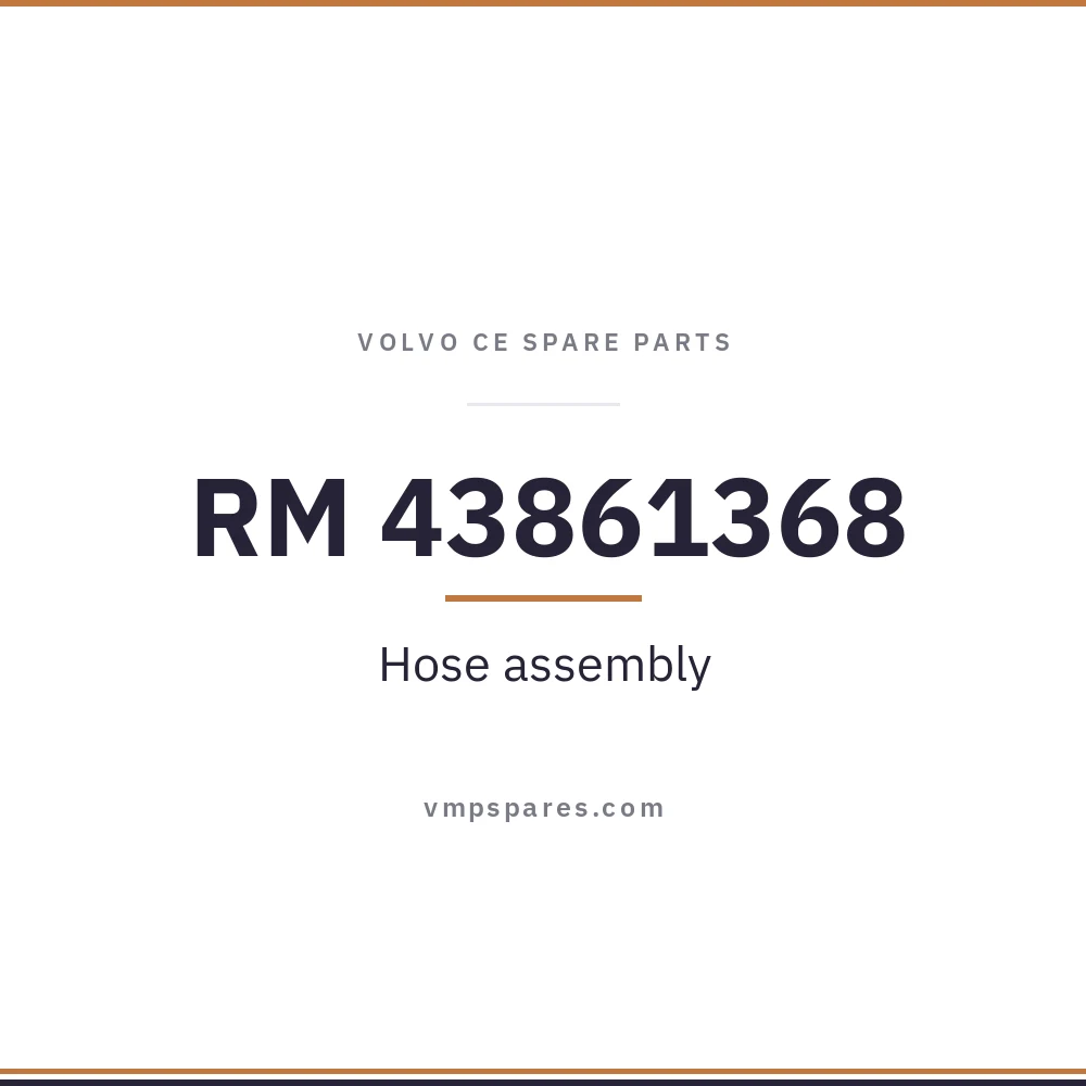 RM 43861368 – Hose assembly