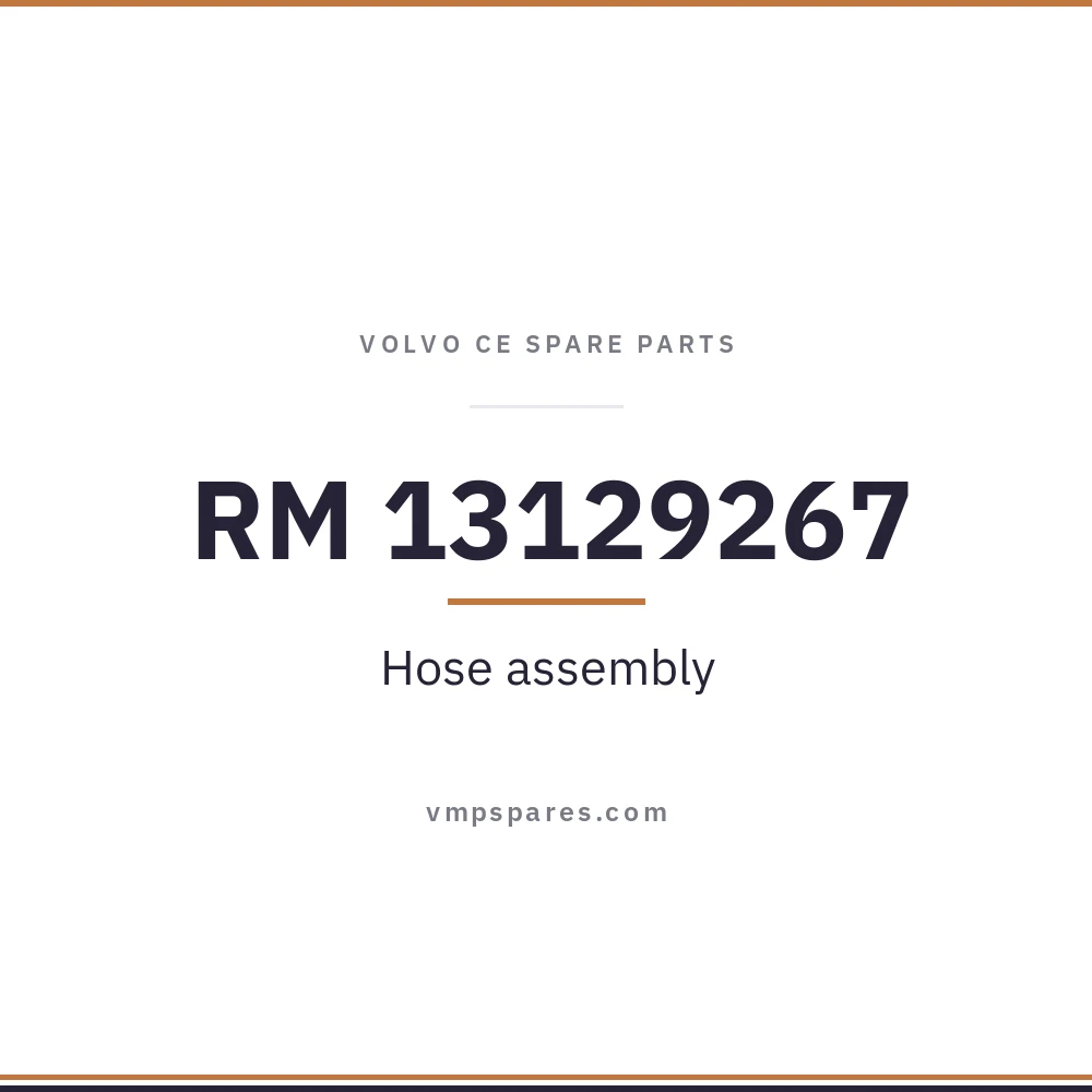 RM 13129267 – Hose assembly