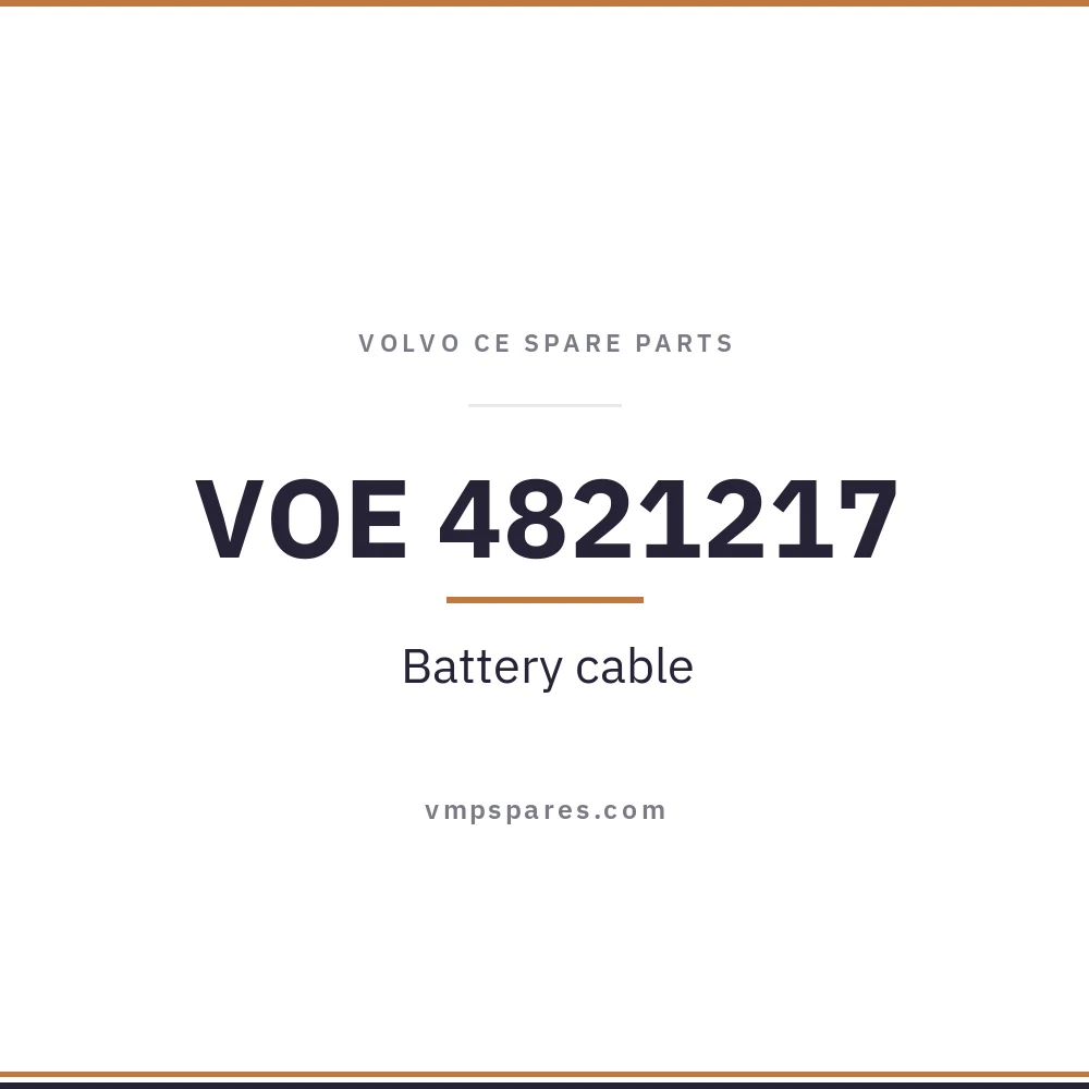 VOE 4821217 – Battery cable