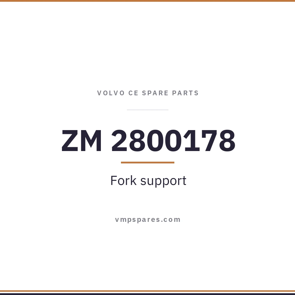 ZM 2800178 – Fork support