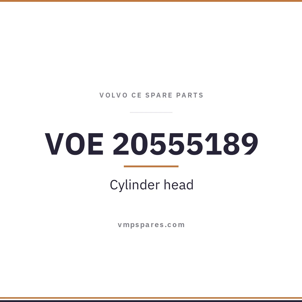 VOE 20555189 – Cylinder head