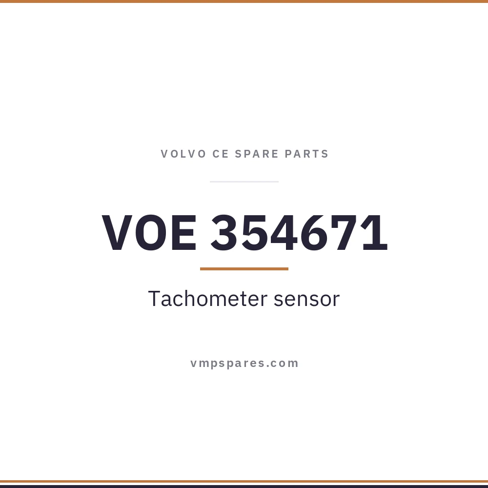 VOE 354671 – Tachometer sensor