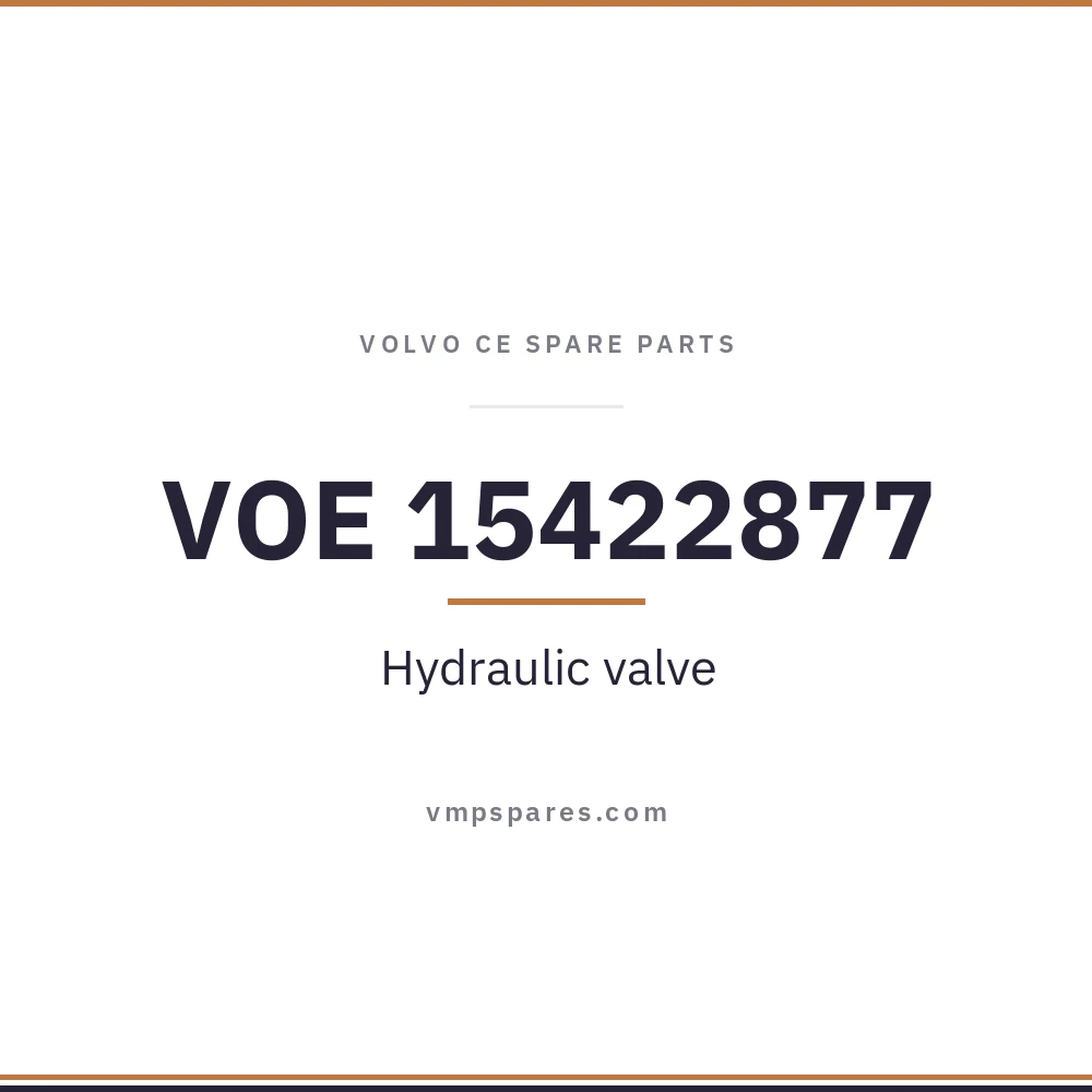 VOE 15422877 – Hydraulic valve