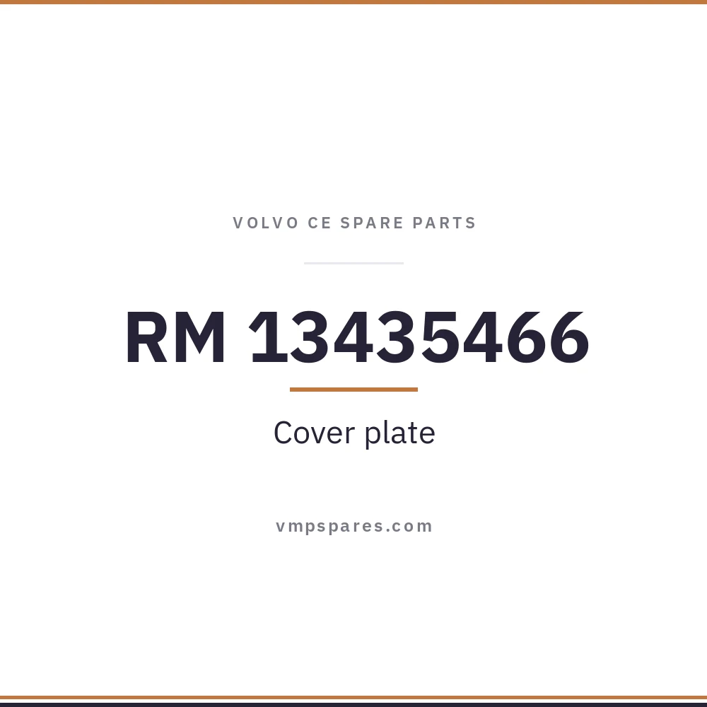 RM 13435466 – Cover plate