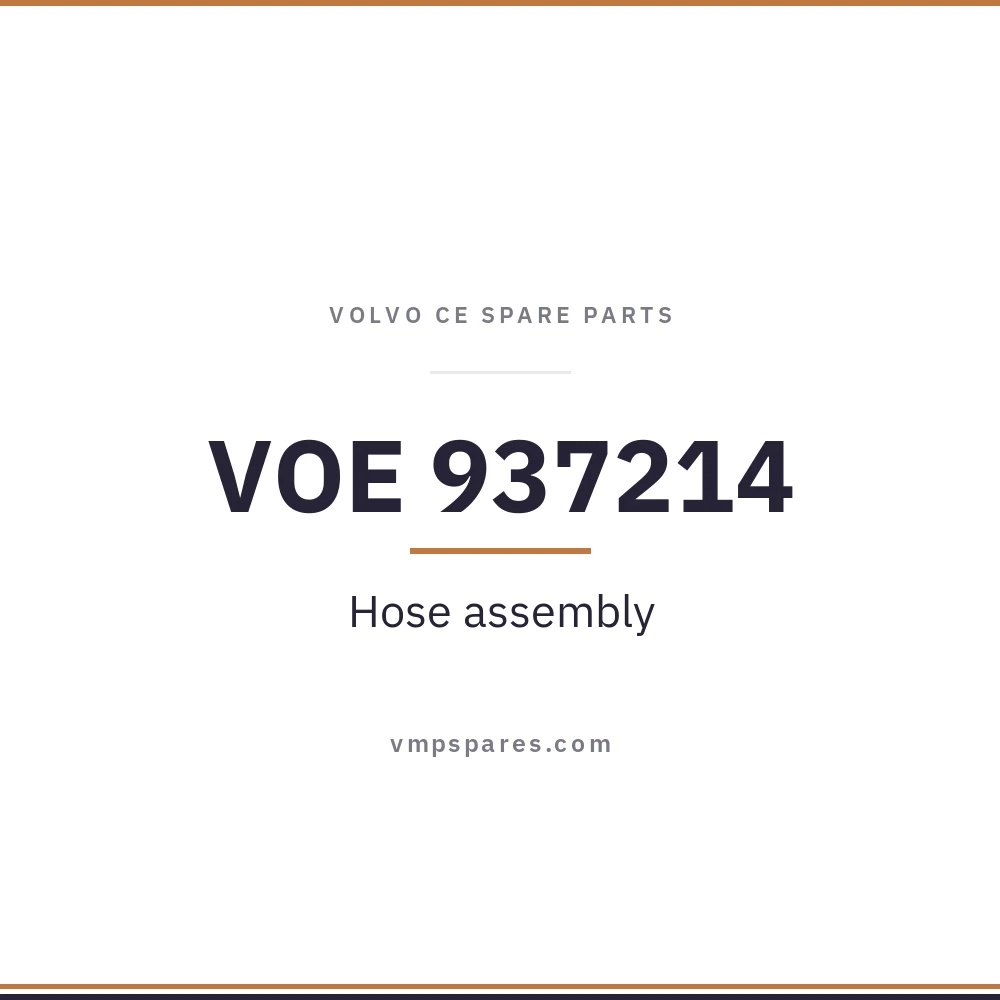 VOE 937214 – Hose assembly