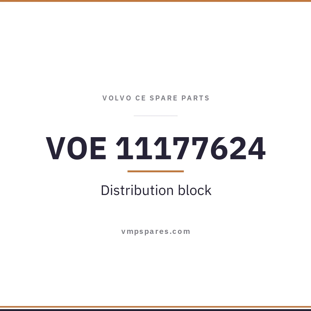 VOE 11177624 – Distribution block