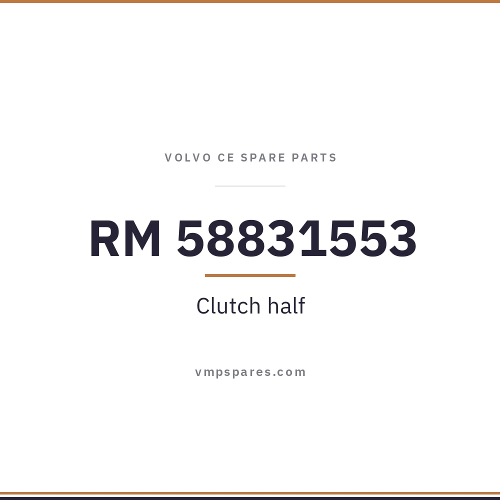 RM 58831553 – Clutch half