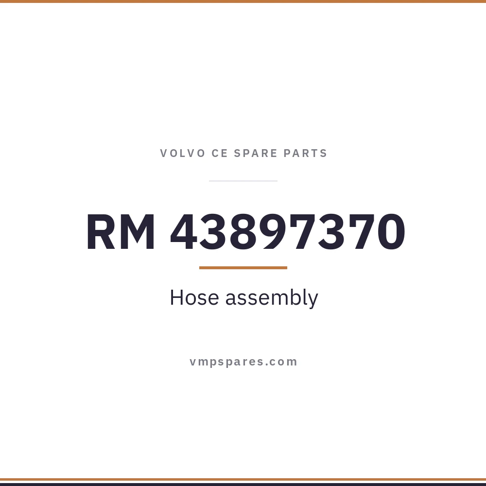 RM 43897370 – Hose assembly