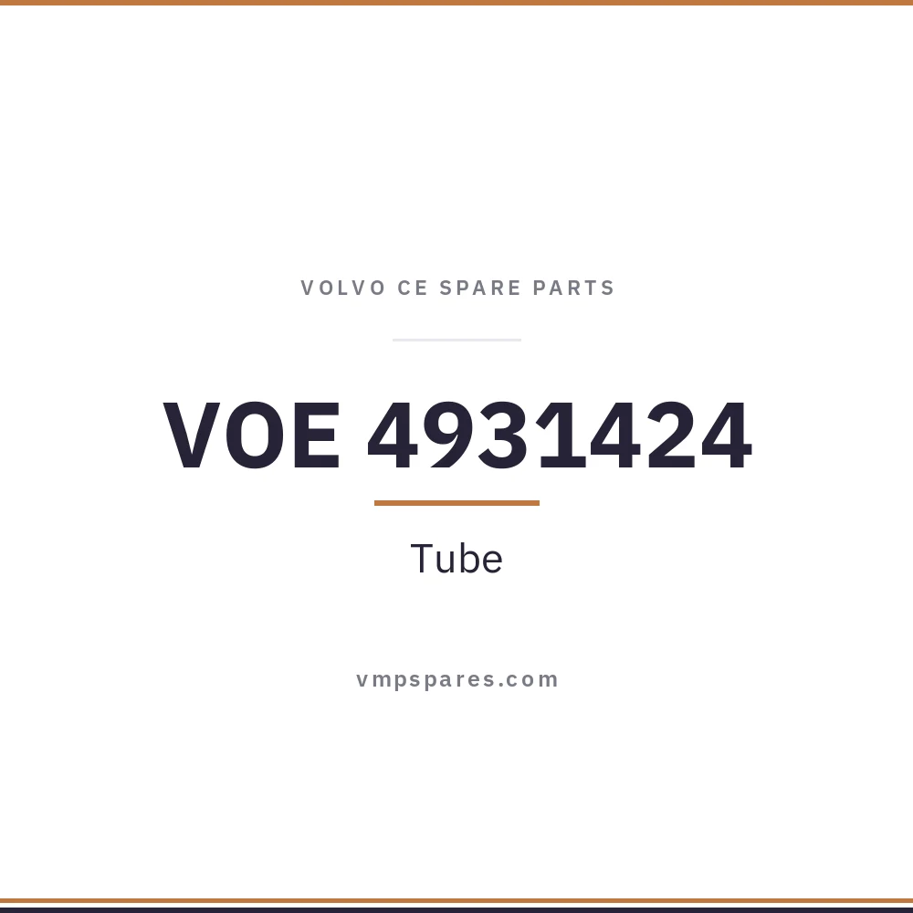 VOE 4931424 – Tube