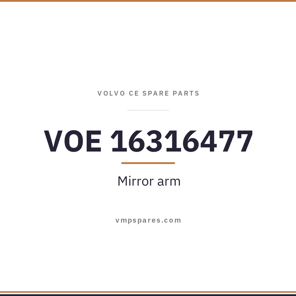 VOE 16316477 – Mirror arm