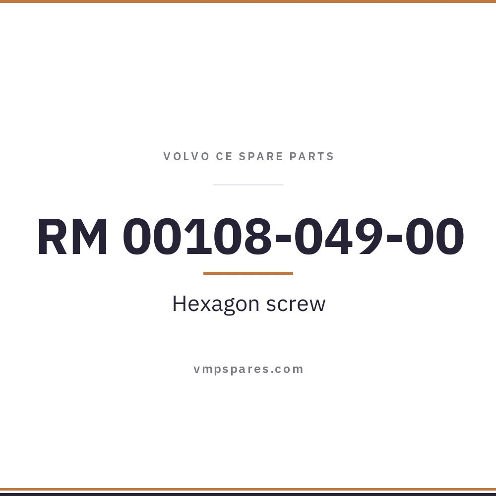 RM 00108-049-00 – Hexagon screw